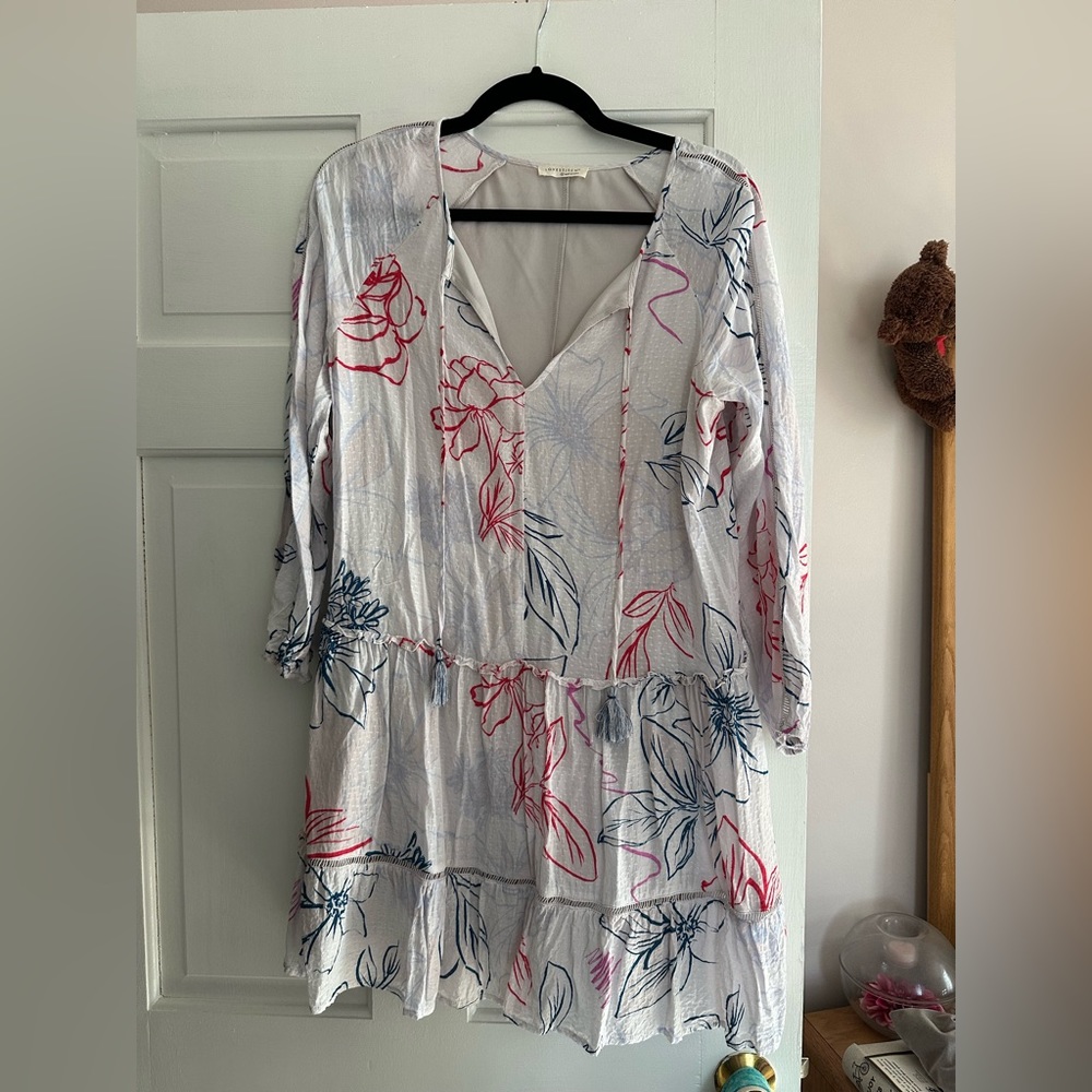 Long sleeve mini dress